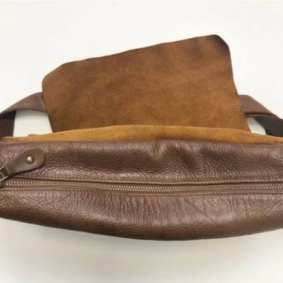 Roots Bags Roots Brown Tribe Leather Messenger Bag Poshmark